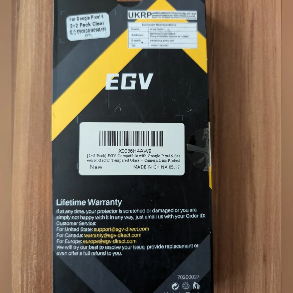Pixel 6 - EGV Premium Glass Protector And Bumper